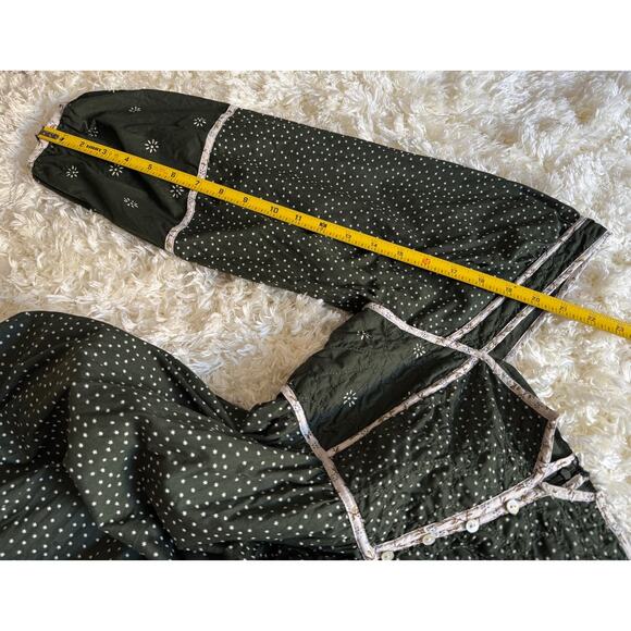 Madewell Green Floral Mini Dress Romantic Renaissance Cottagecore Fairy Prairie - Picture 5 of 8